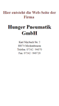 Mobile Screenshot of hunger-pneumatik.de